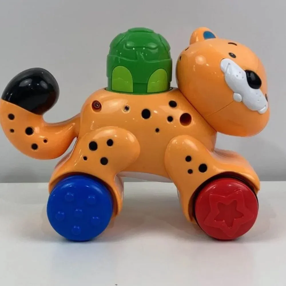 Rare! Fisher-Price Press and Go Cheetah Toy!